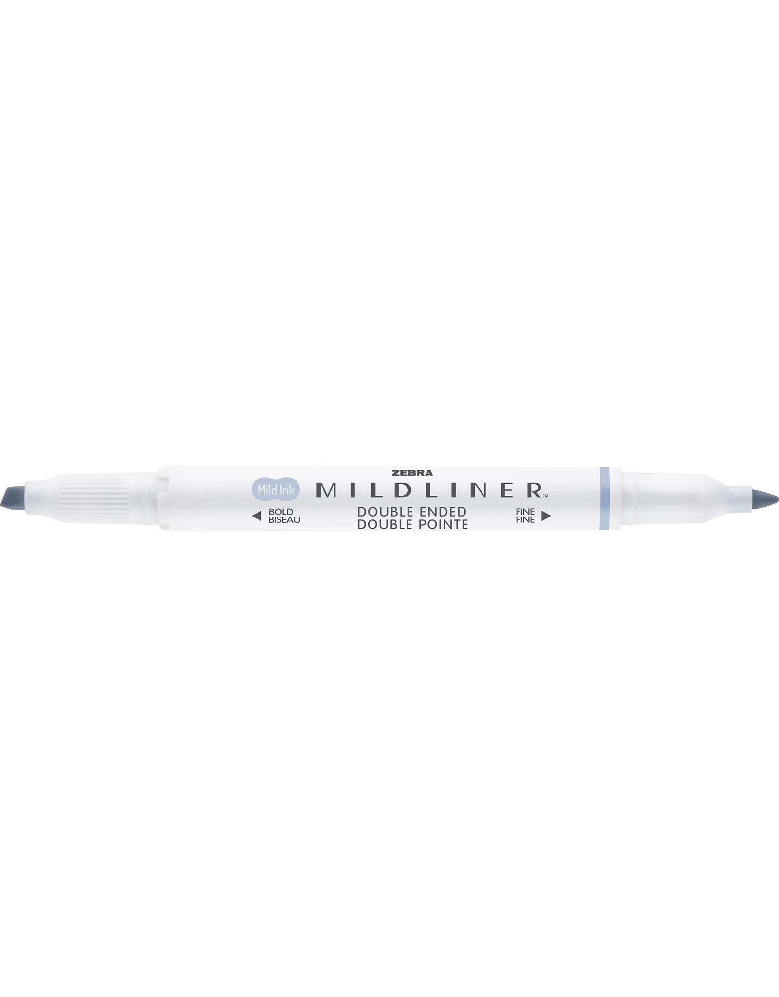 Zebra Mildliner Double Ended Highlighter, Cool Gray
