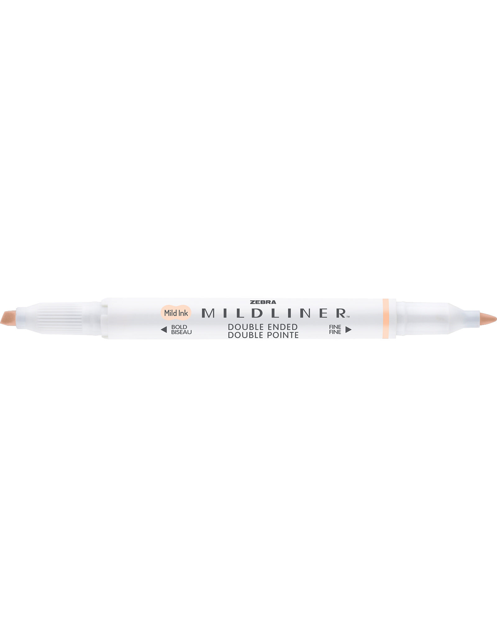 Zebra Mildliner Double Ended Highlighter, Cream