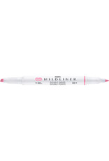 Zebra Mildliner Double Ended Highlighter, Baby Pink
