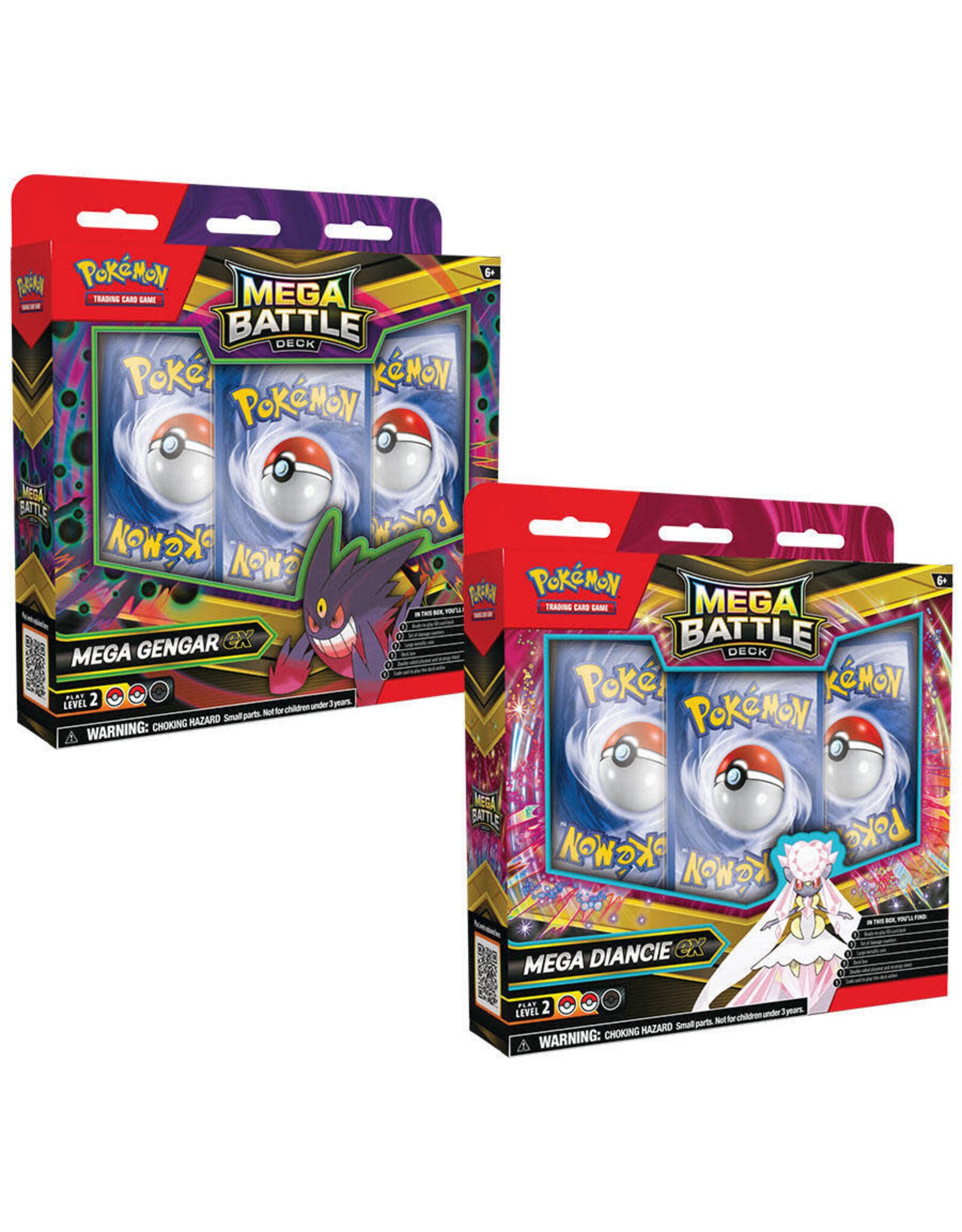 Pokémon Pokémon TCG: Mega Battle Deck  Mega Diancie ex & Mega Gengar ex Set