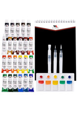 W.A. Portman WA Portman Premium 29-Pc Complete Watercolor Paint Tubes Set for Artists & Beginners