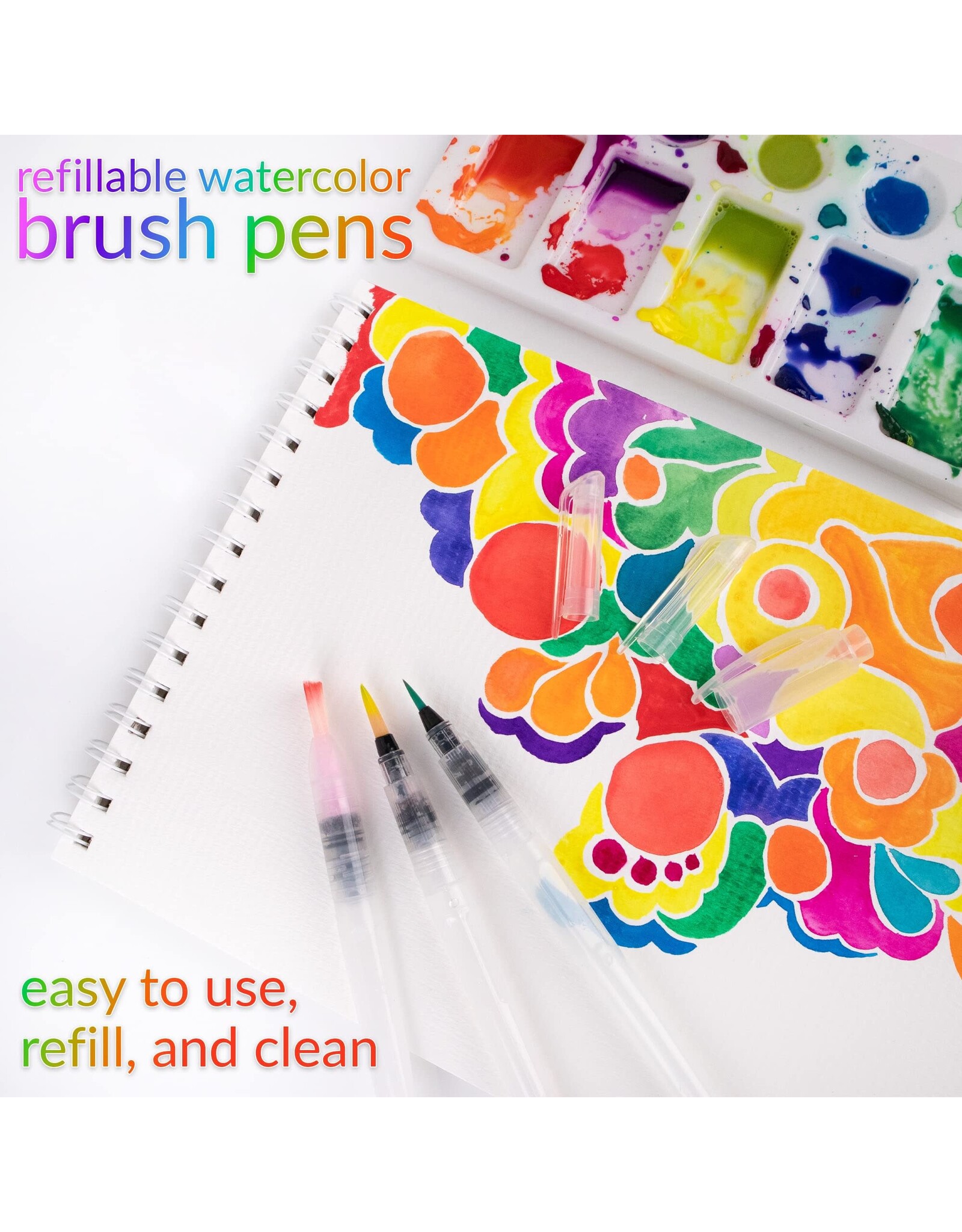 W.A. Portman WA Portman Premium 29-Pc Complete Watercolor Paint Tubes Set for Artists & Beginners