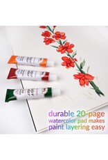 W.A. Portman WA Portman Premium 29-Pc Complete Watercolor Paint Tubes Set for Artists & Beginners