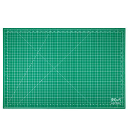 W.A. Portman WA Portman 24x36 Inch Self Healing Cutting Mat – 2-Sided 5-Ply PVC Green/Black Cutting Mats for Crafts with Non-Slip Surface & Precise Grid Lines