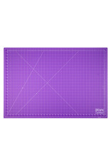 W.A. Portman WA Portman 24x36 Inch Self Healing Cutting Mat – 2-Sided 5-Ply PVC Purple/Gray Cutting Mats for Crafts with Non-Slip Surface & Precise Grid Lines
