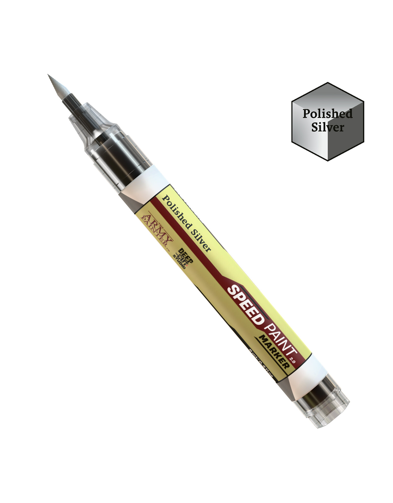 The Army Painter Speedpaint Marker Polished Silver