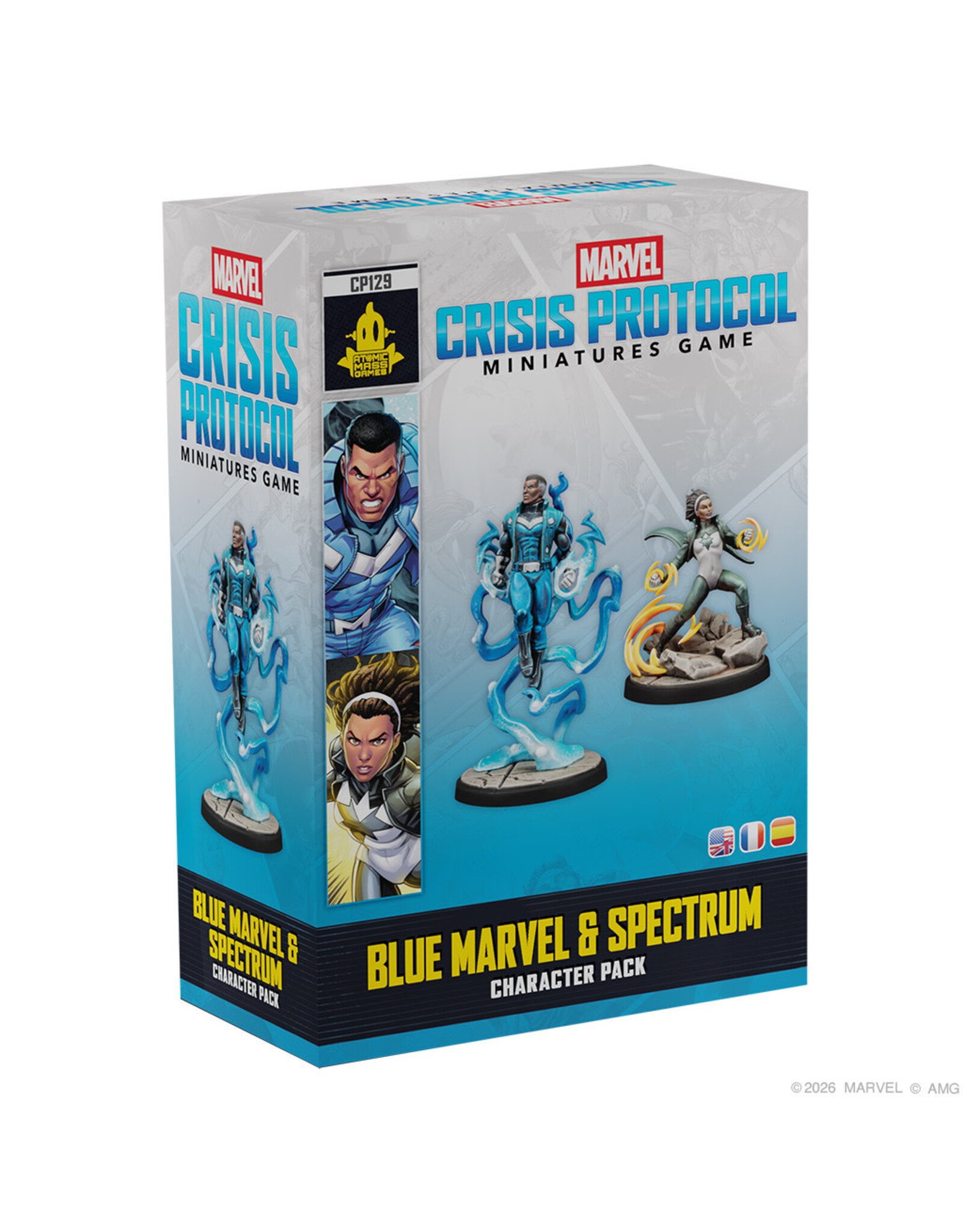 Marvel Crisis Protocol MCP Blue Marvel & Spectrum