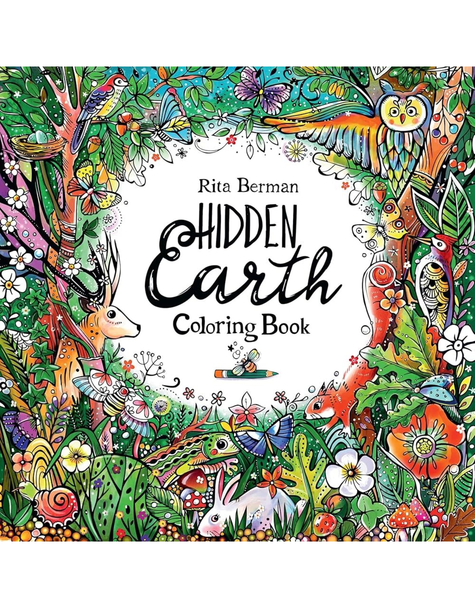 Hidden Earth Coloring Book by Rita Berman