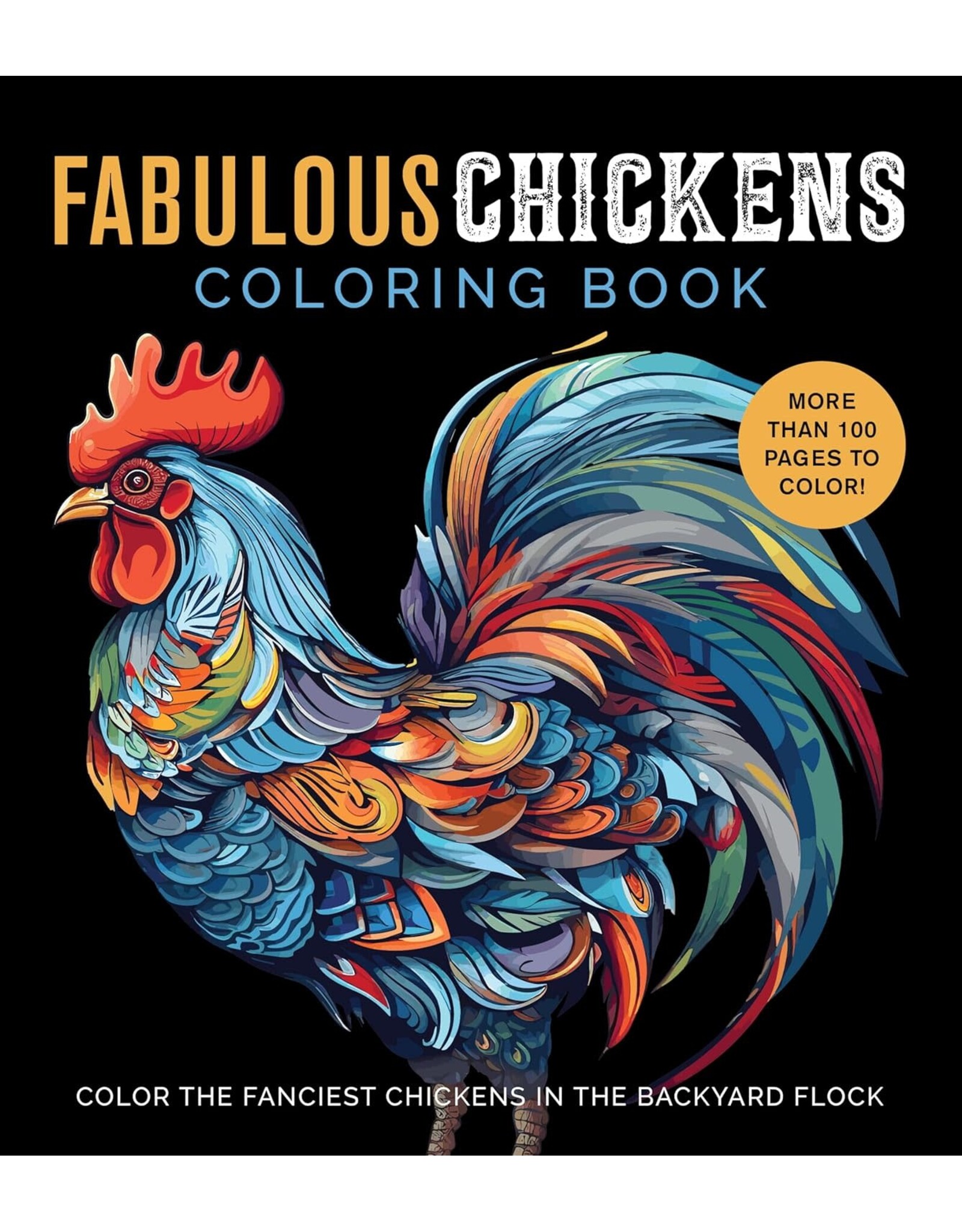 Fabulous Chickens Coloring Book by Chartwell Books