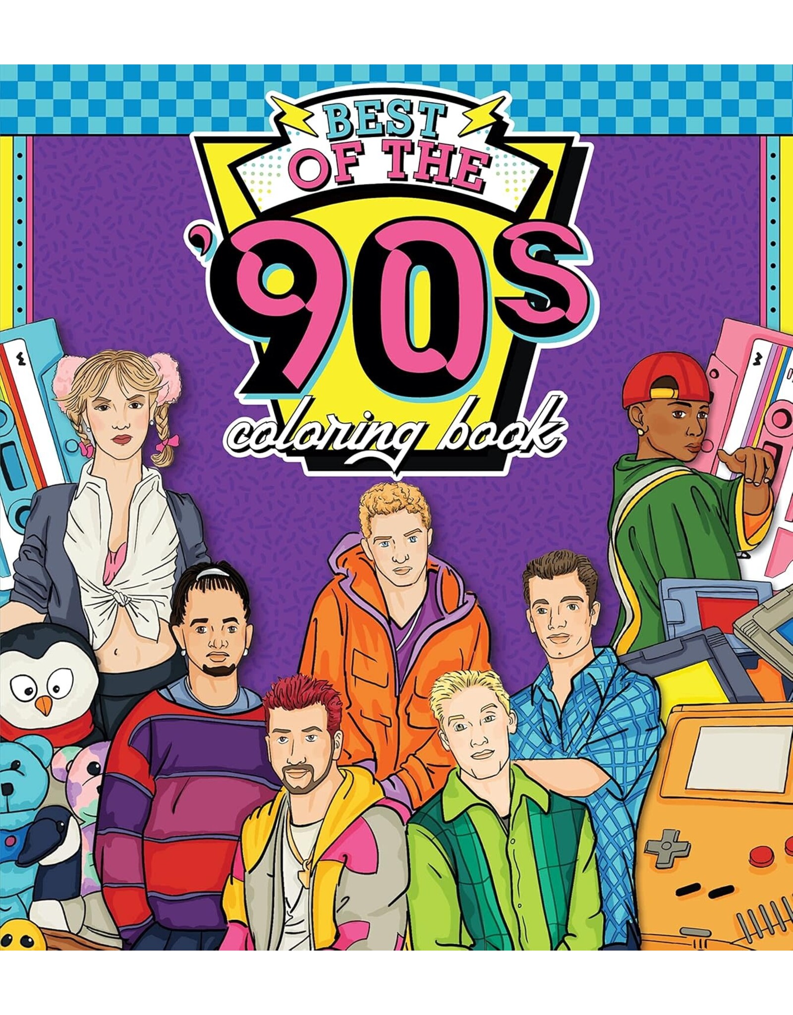 Best of the 90's Coloring Book by Walter Foster Creative Team, Wesley Jones