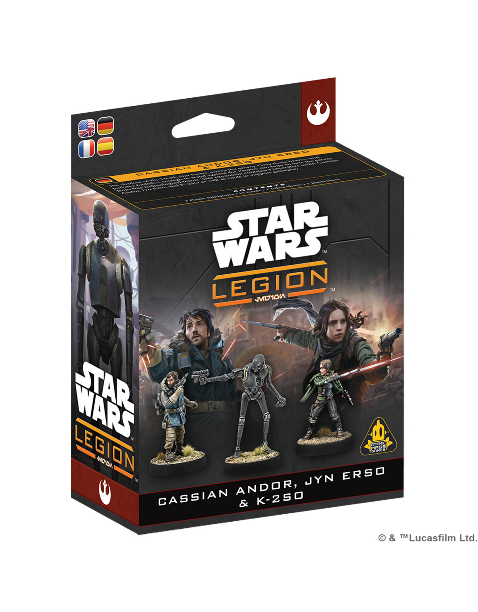 STAR WARS LEGION Star Wars Legion Cassian Andor, Jyn Erso & K-2SO ARRIVES JANUARY