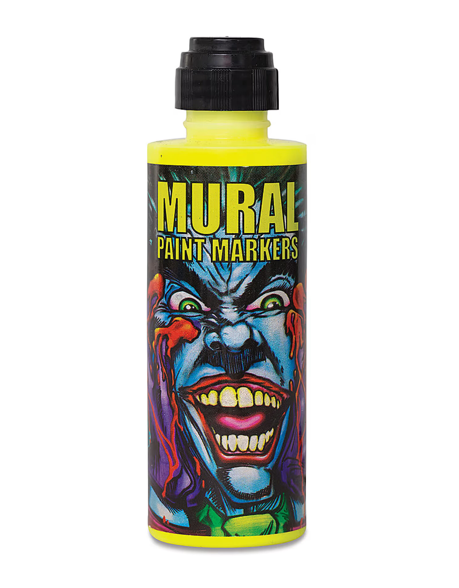 Chroma Chroma Mural Paint Marker, Techno Yellow (Neon), 4oz