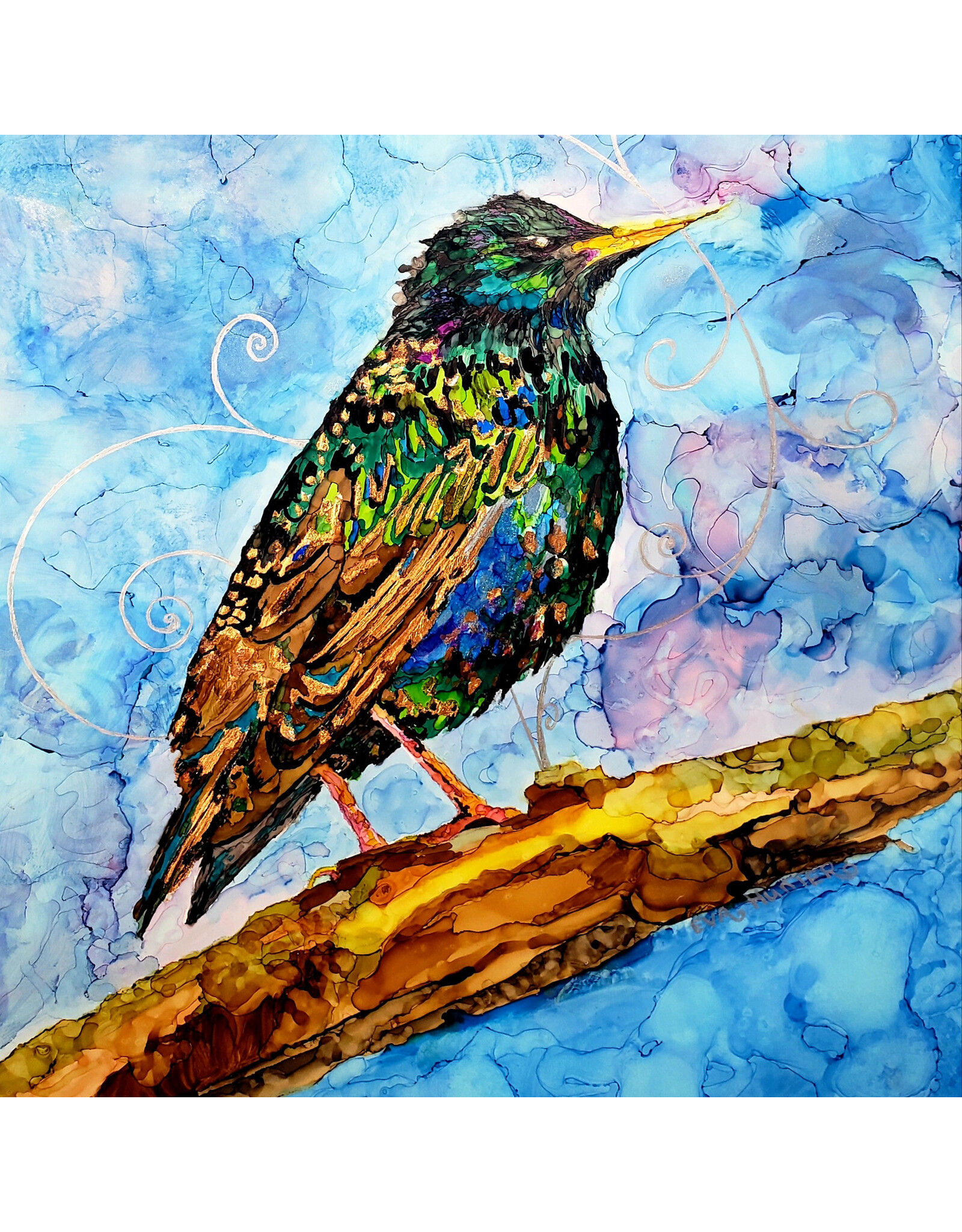 Alcohol Ink Painting Saturday January 24 11:00 - 1:00