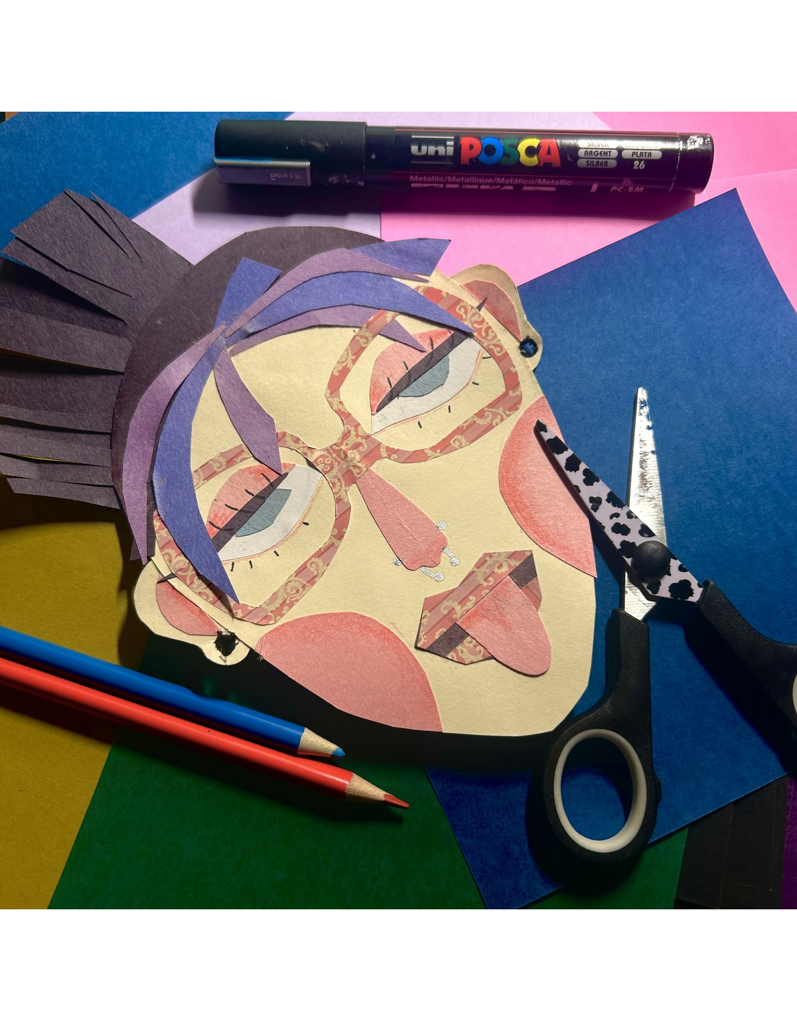 Paper Portraits Friday January 30 11:00 - 1:00