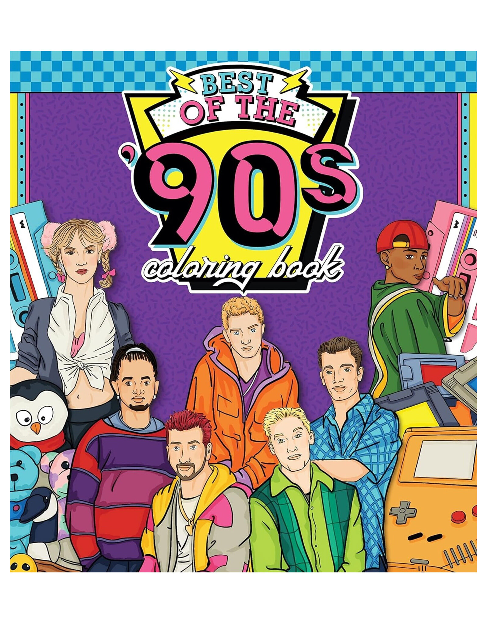 Best of the 90's Coloring Book by Walter Foster Creative Team, Wesley Jones
