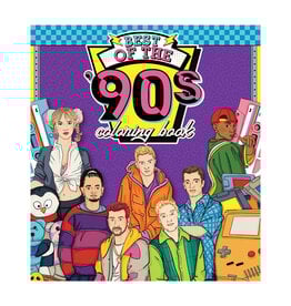 Best of the 90's Coloring Book by Walter Foster Creative Team, Wesley Jones