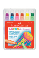 FABER-CASTELL Faber-Castell Neon Gel Crayons, Set of 6