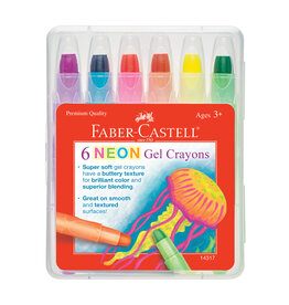 FABER-CASTELL Faber-Castell Neon Gel Crayons, Set of 6