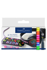 FABER-CASTELL Faber-Castell Neon Markers, Set of 6