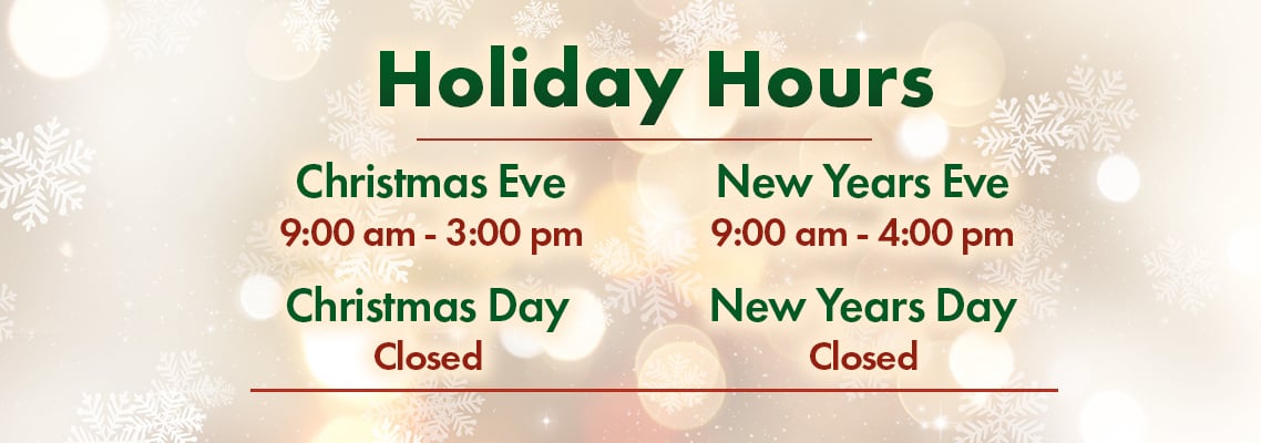 Holiday Hours