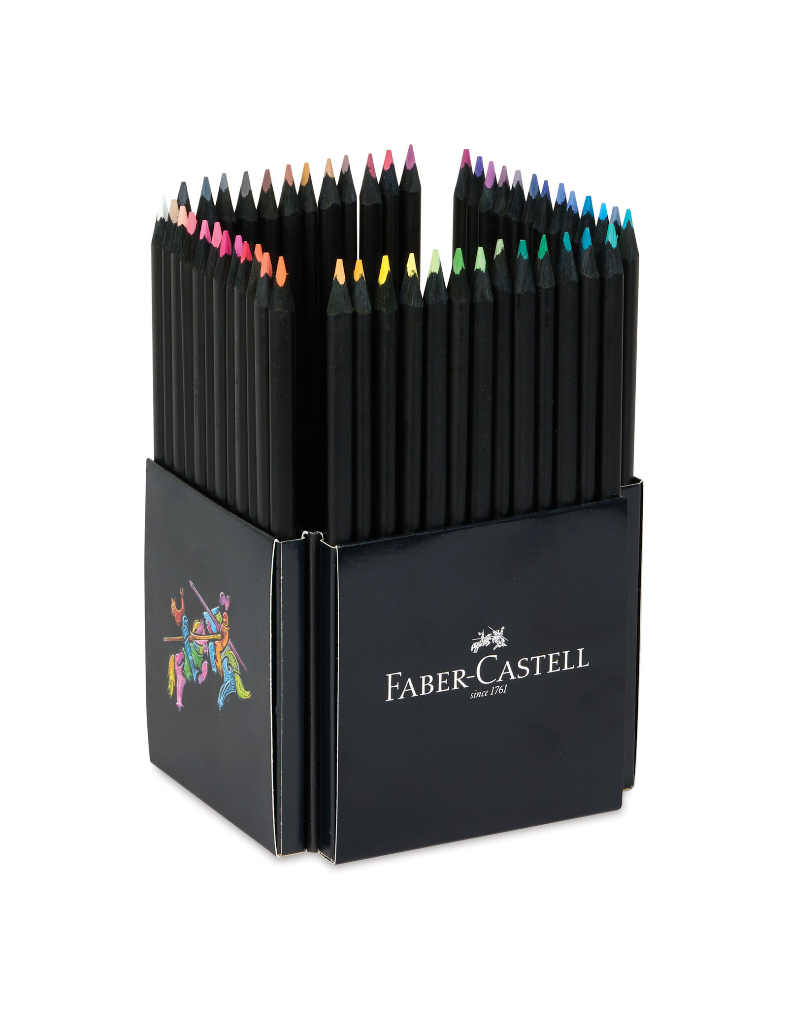 FABER-CASTELL Colored Pencils Black Edition, Set of 50