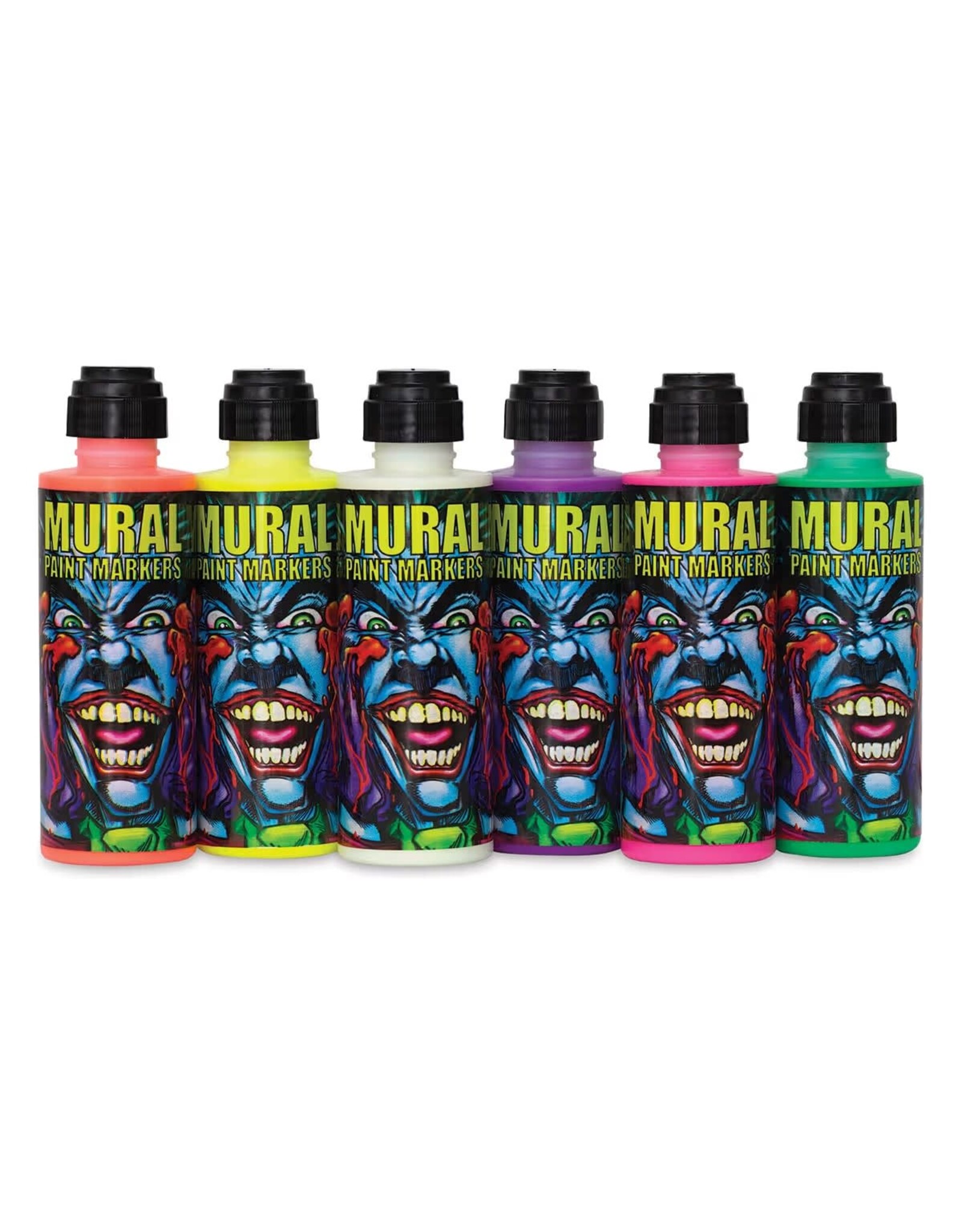Chroma Chroma Mural Paint Marker 6 Piece Neon/Glow Set