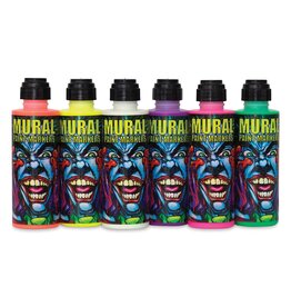 Chroma Chroma Mural Paint Marker 6 Piece Neon/Glow Set