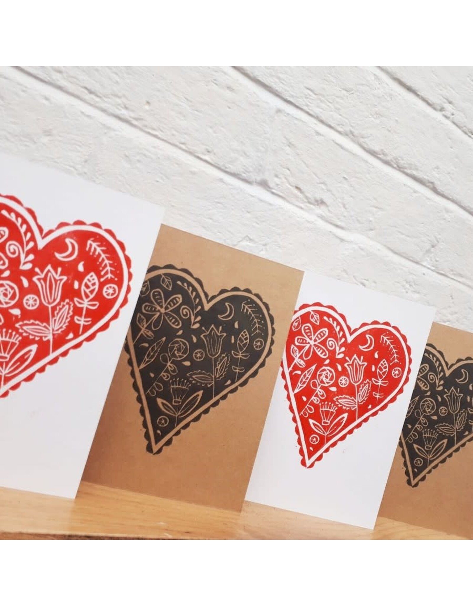Linocut Love Notes Saturday February 7 11:00 - 1:00