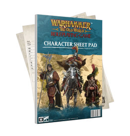 Cubicle 7 Entertainment Ltd. Warhammer The Old World RPG Character Sheet Pad PRE ORDER ARRIVES 4.15.2026