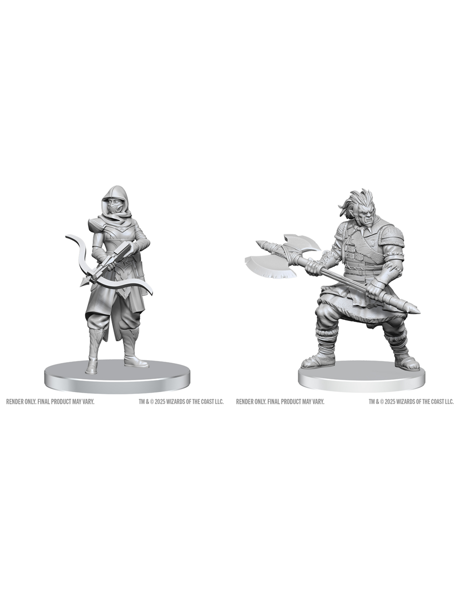 WIZKIDS D&D Nolzur`s Marvelous Miniatures - Assassin & Berserker COMING SOON