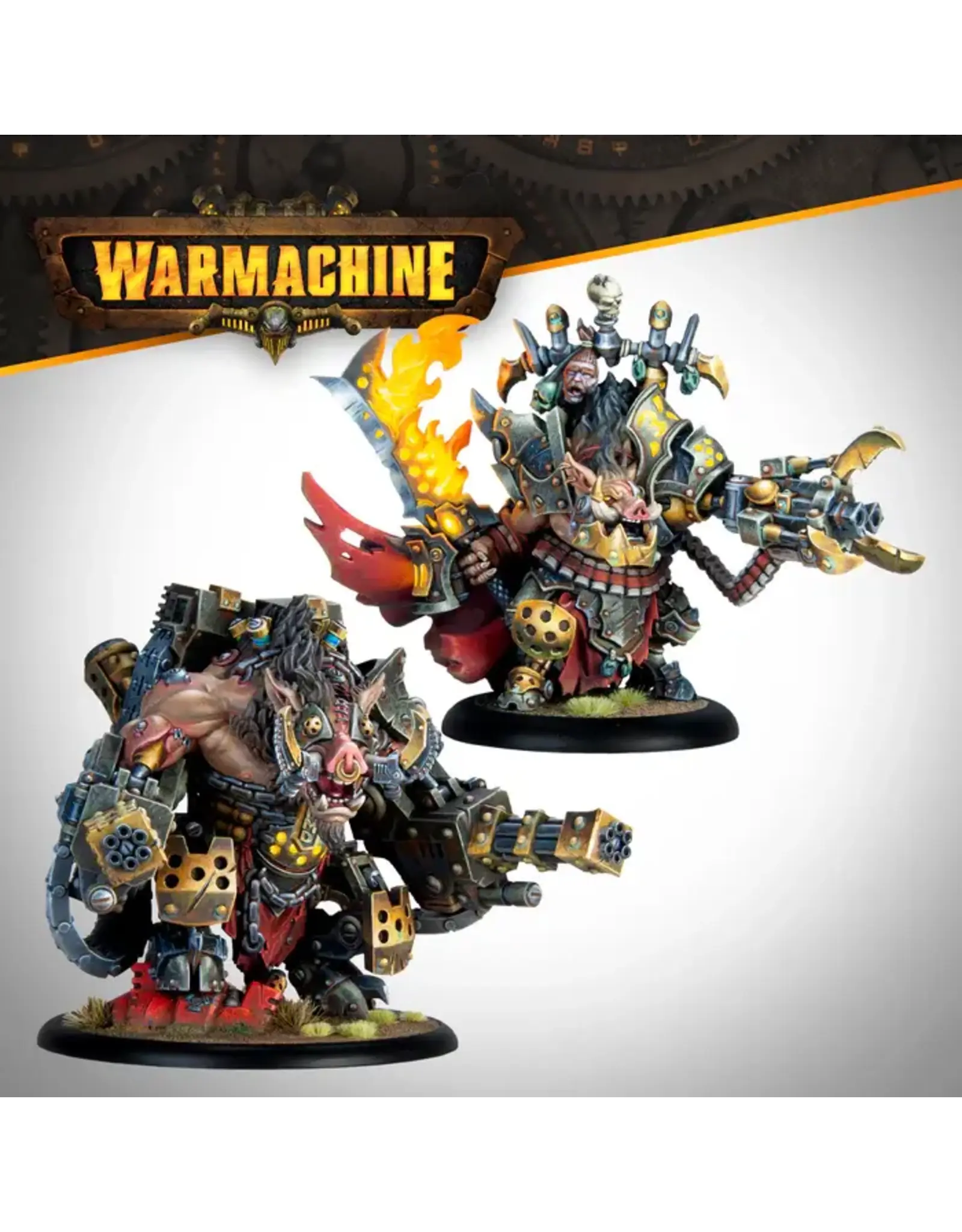 Warmachine Warmachine Emperor Carver Ultimus Esquire III & War Boar MMD47