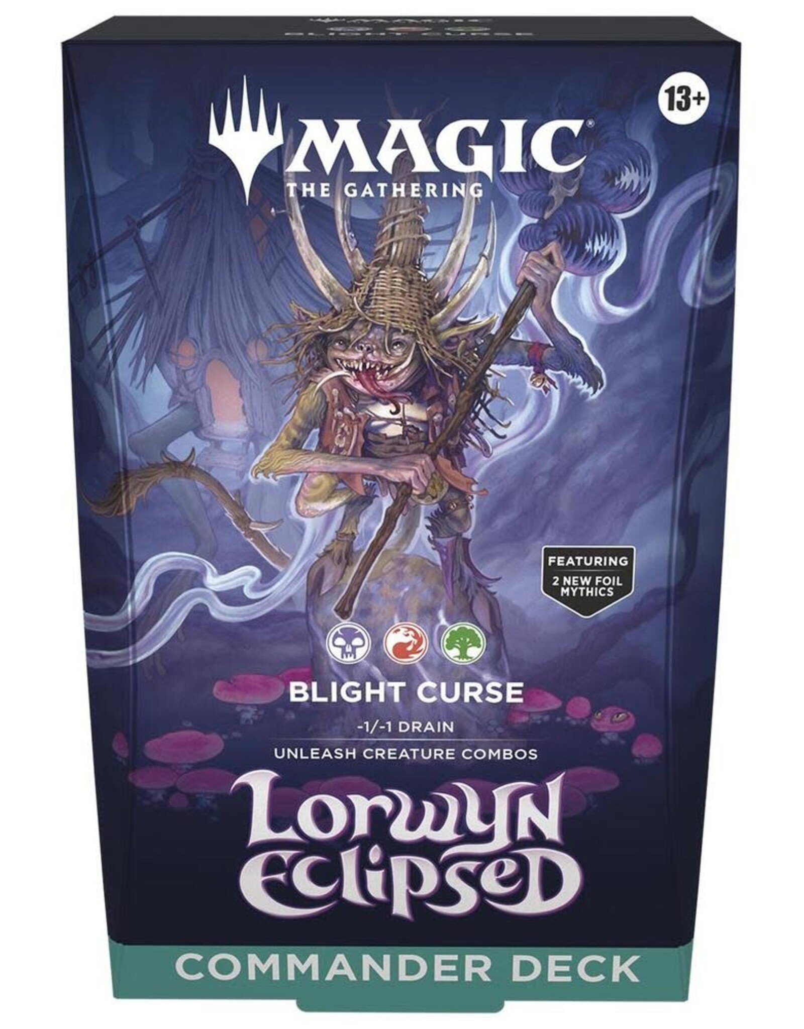 Lorwyn Eclipsed Blight Curse Commander Deck