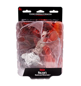 WIZKIDS D&D Nolzur`s Marvelous  Miniatures  Young Emerald Dragon