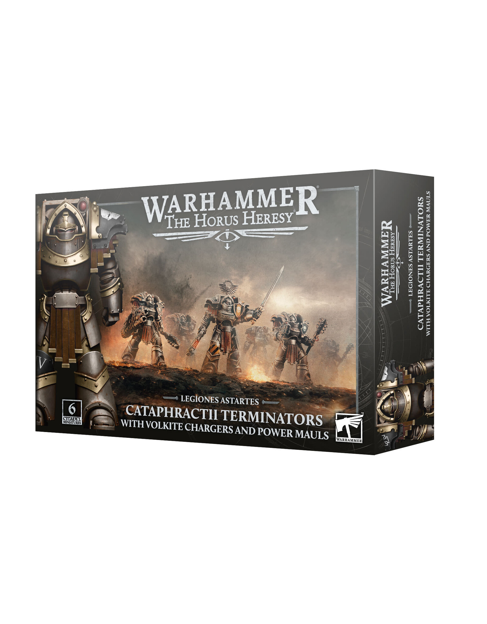 Games Workshop Legion Astartes Cataphractii Terminators with Volkite Chargers and Power Mauls PRE ORDER ARRIVES 2.14.2026