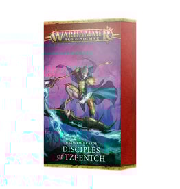 Games Workshop Warscroll Cards Disciples Tzeentch  PRE ORDER ARRIVES 2.21.2026