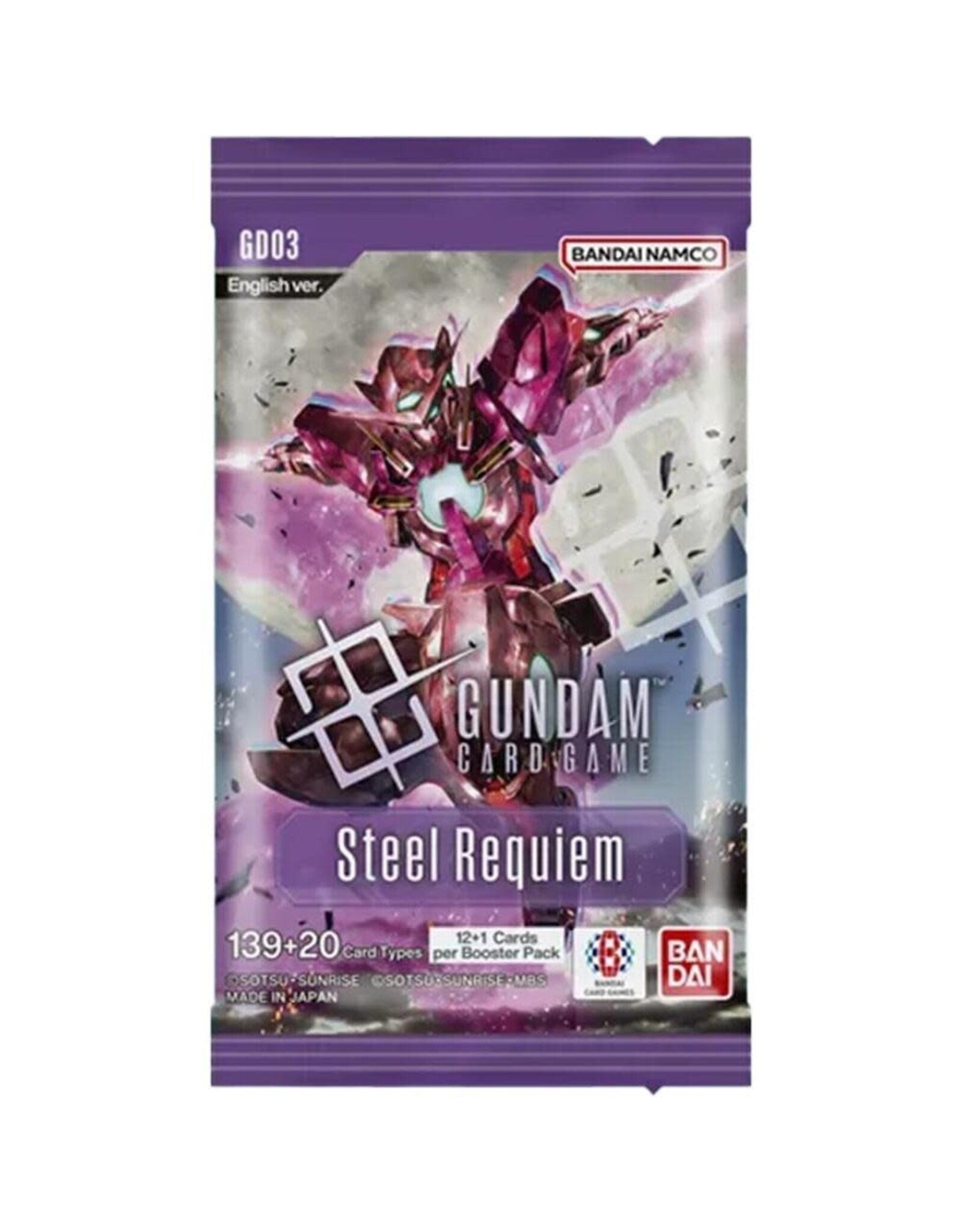 Bandai Gundam TCG Steel Requiem Booster Pack