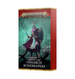 Games Workshop Warscroll Cards Ossiarch Bonereapers PRE ORDER ARRIVES 3.7.2026