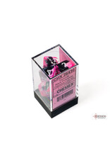 Chessex Gemini Polyhedral Black-Pink/White 7-Die Set