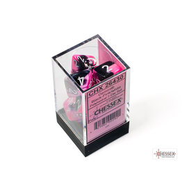 Chessex Gemini Polyhedral Black-Pink/White 7-Die Set