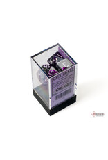 Chessex Gemini Polyhedral Purple-Steel/White 7-Die Set