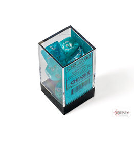 Chessex Cirrus Polyhedral Aqua/Silver  7-Dice Set