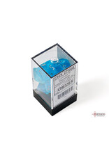 Chessex Luminary Polyhedral Sky/Silver  7-Dice Set