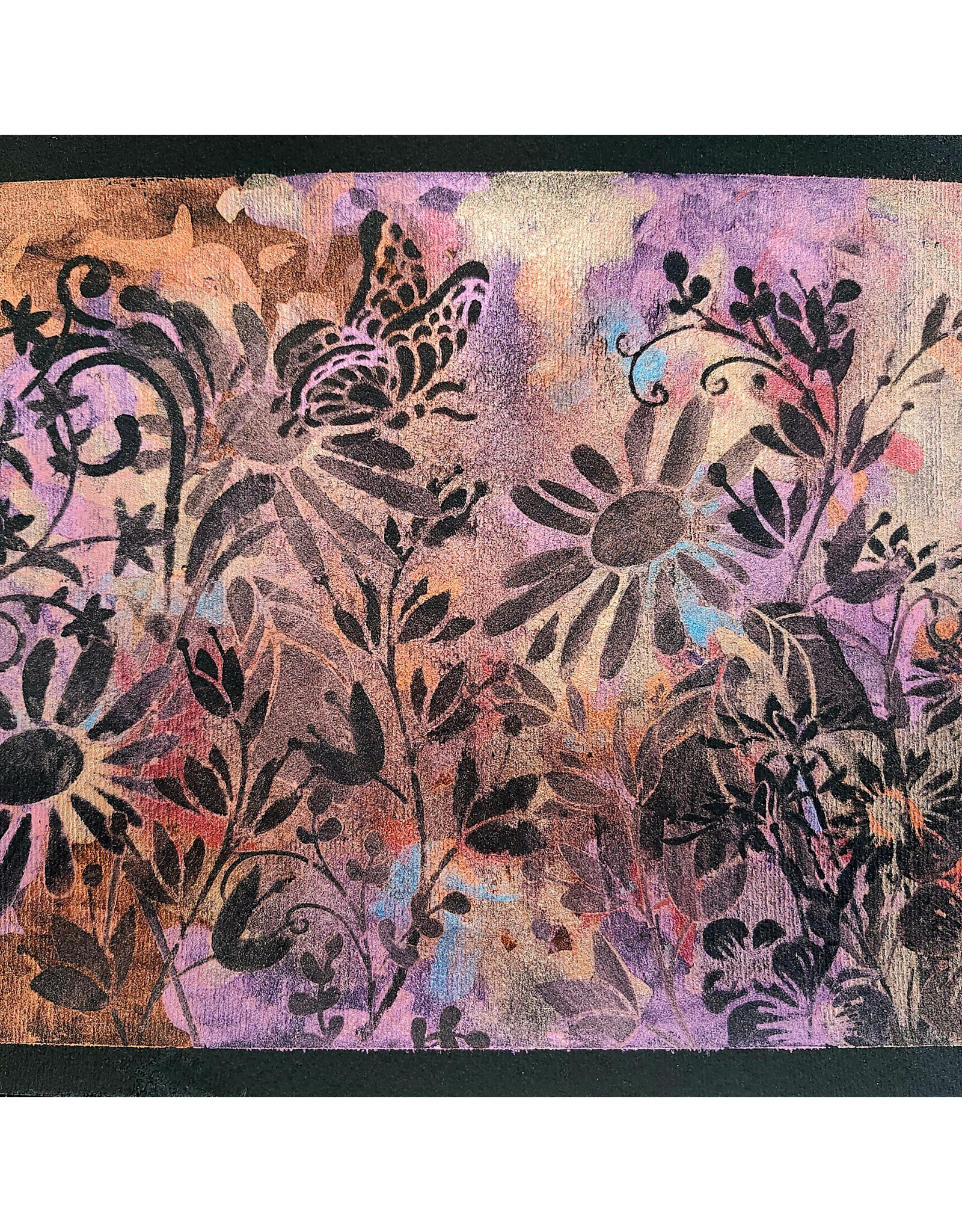 Reverse Watercolor on Black Paper Workshop Saturday April 11 11:00 - 2:00