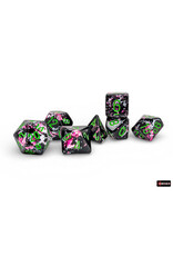 Chessex Brush Polyhedral Paintball/Green 7-Die Set