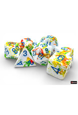 Chessex Brush Polyhedral Breezy/Blue 7-Die Set