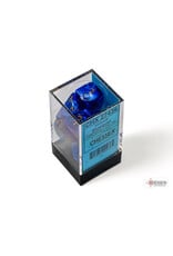 Chessex Vortex Polyhedral Blue/Gold  7-Dice Set