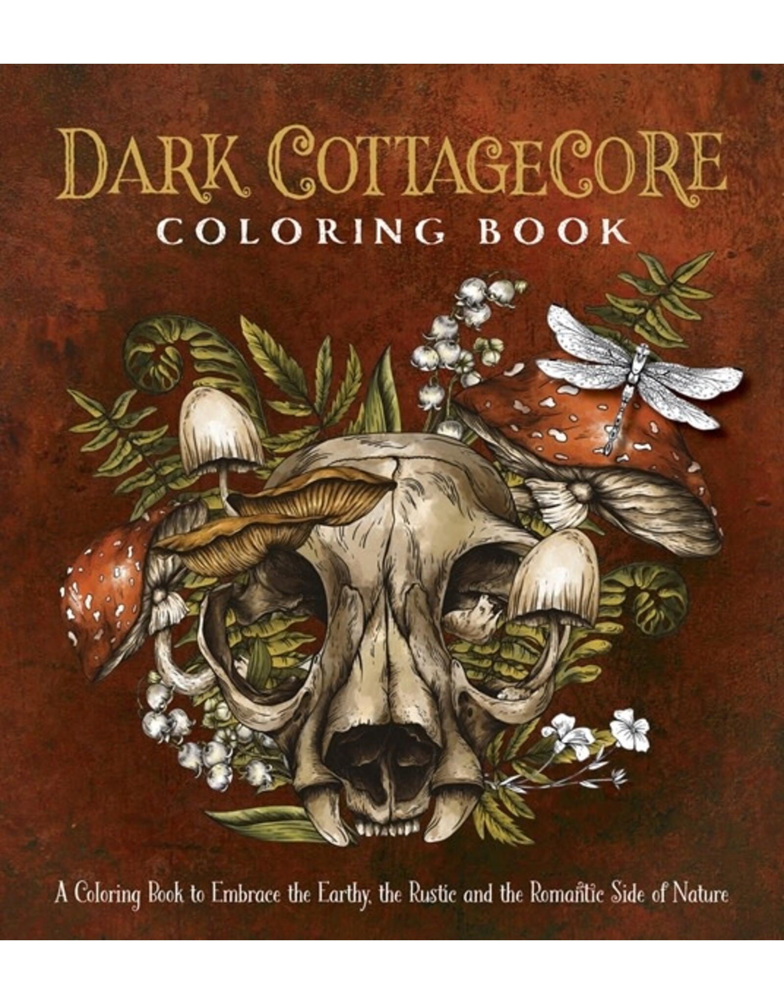 Dark Cottagecore Coloring Book