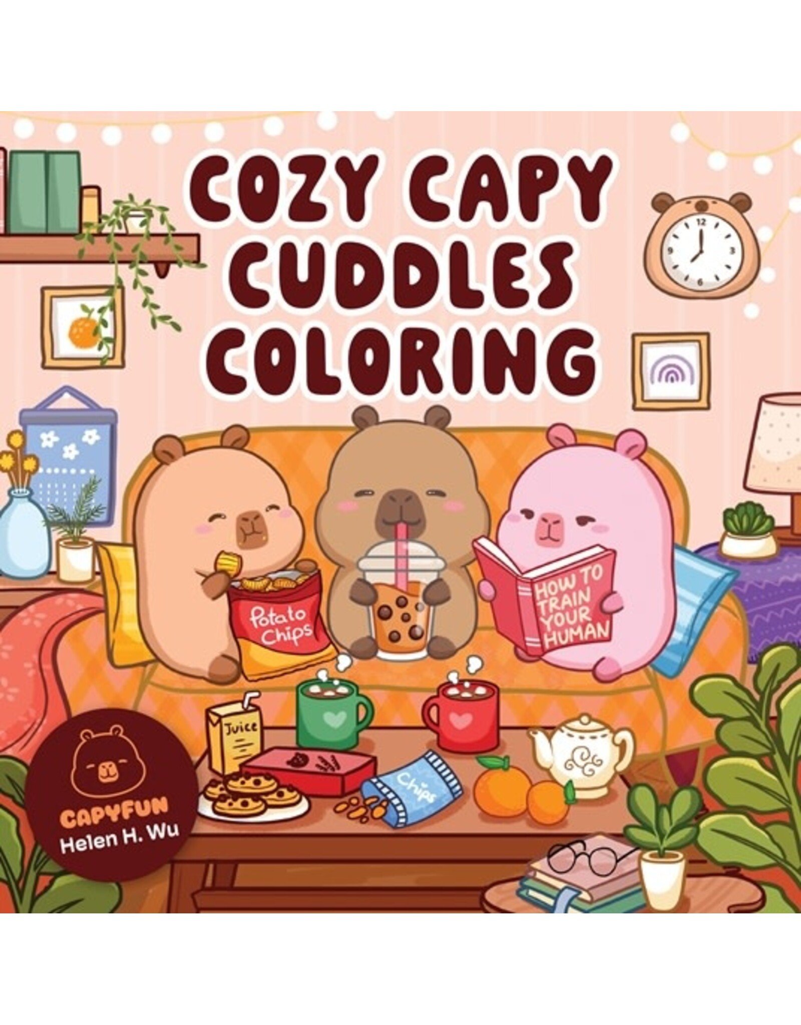 Cozy Capy Cuddles Coloring Book