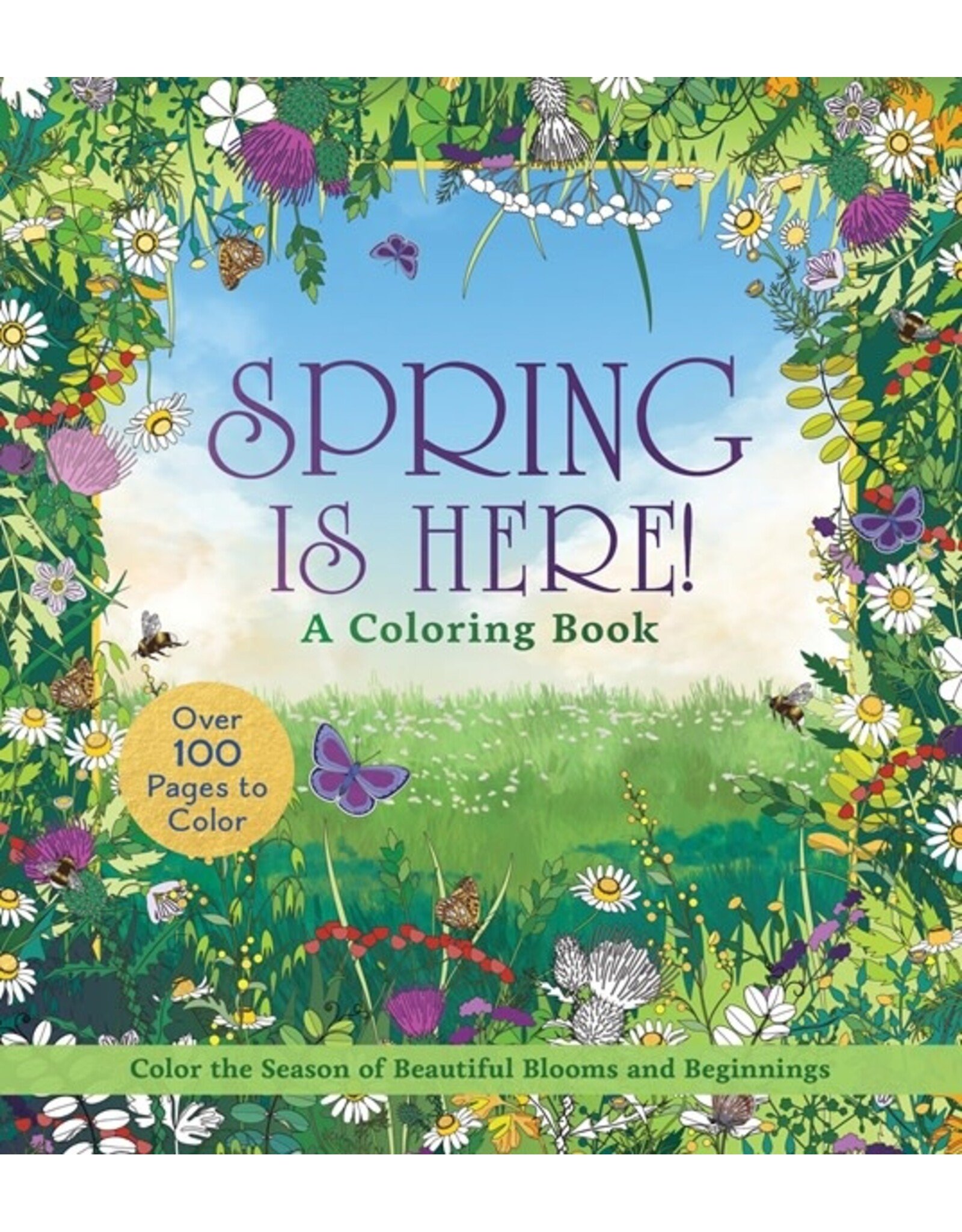 Spring Is Here! Coloring Book