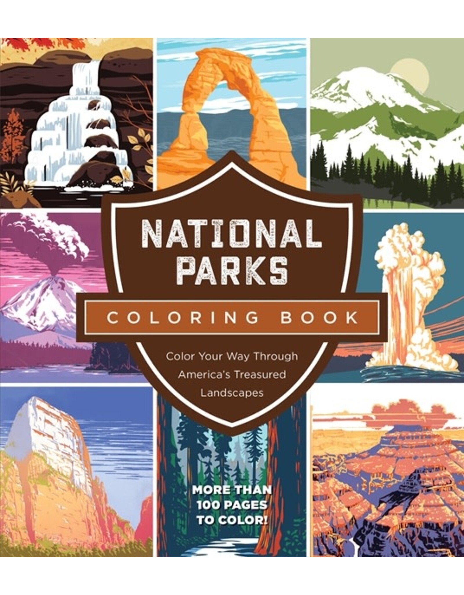 National Parks Coloring Book